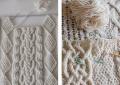 Como tricotar tranças com agulhas de tricô Padrão de “saliências”