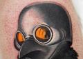 Plague doctor tattoo