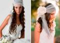 Свадебные прически с фатой: фото и идеи Свадебные прически на короткие темные волосы