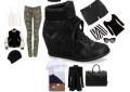 What to wear with wedge sneakers: stylish combinations